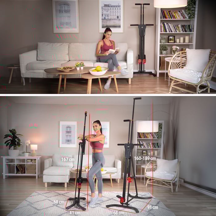 Escalador vertical HS-CM200 equipado con sistema de plegado