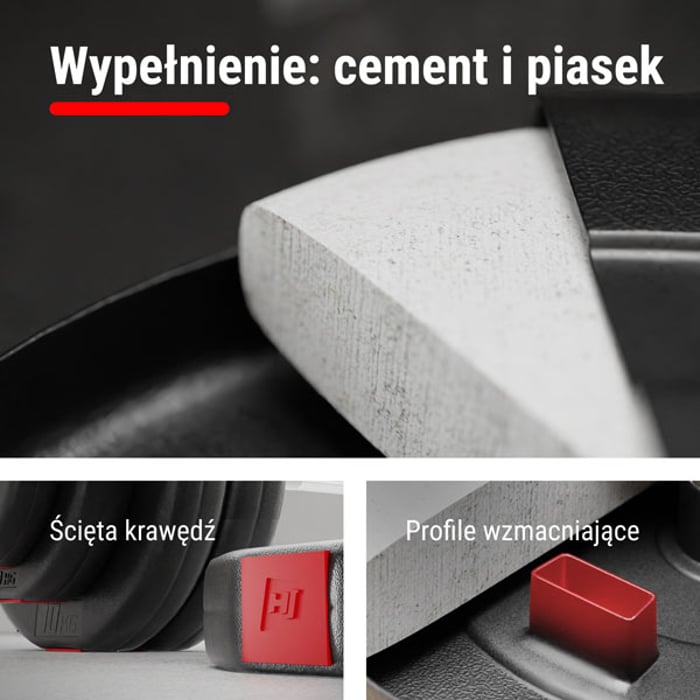 Sección de peso bituminoso Hop-sport en el conjunto de mancuernas compuestas