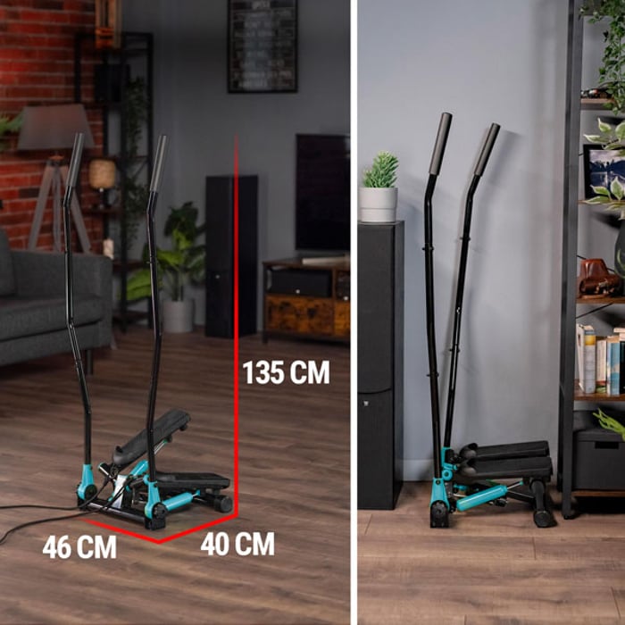 Tamaños compactos del stepper HS-045s Slim azul