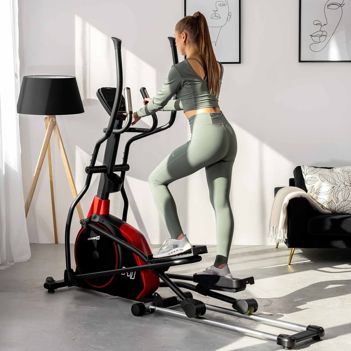 Sensores de pulso en el orbitrek eléctrico-magnético HS-095CF Prizm