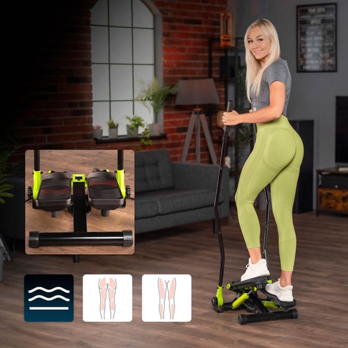 Entrenamiento completo de las partes inferiores del cuerpo con el stepper HS-045s Slim lima