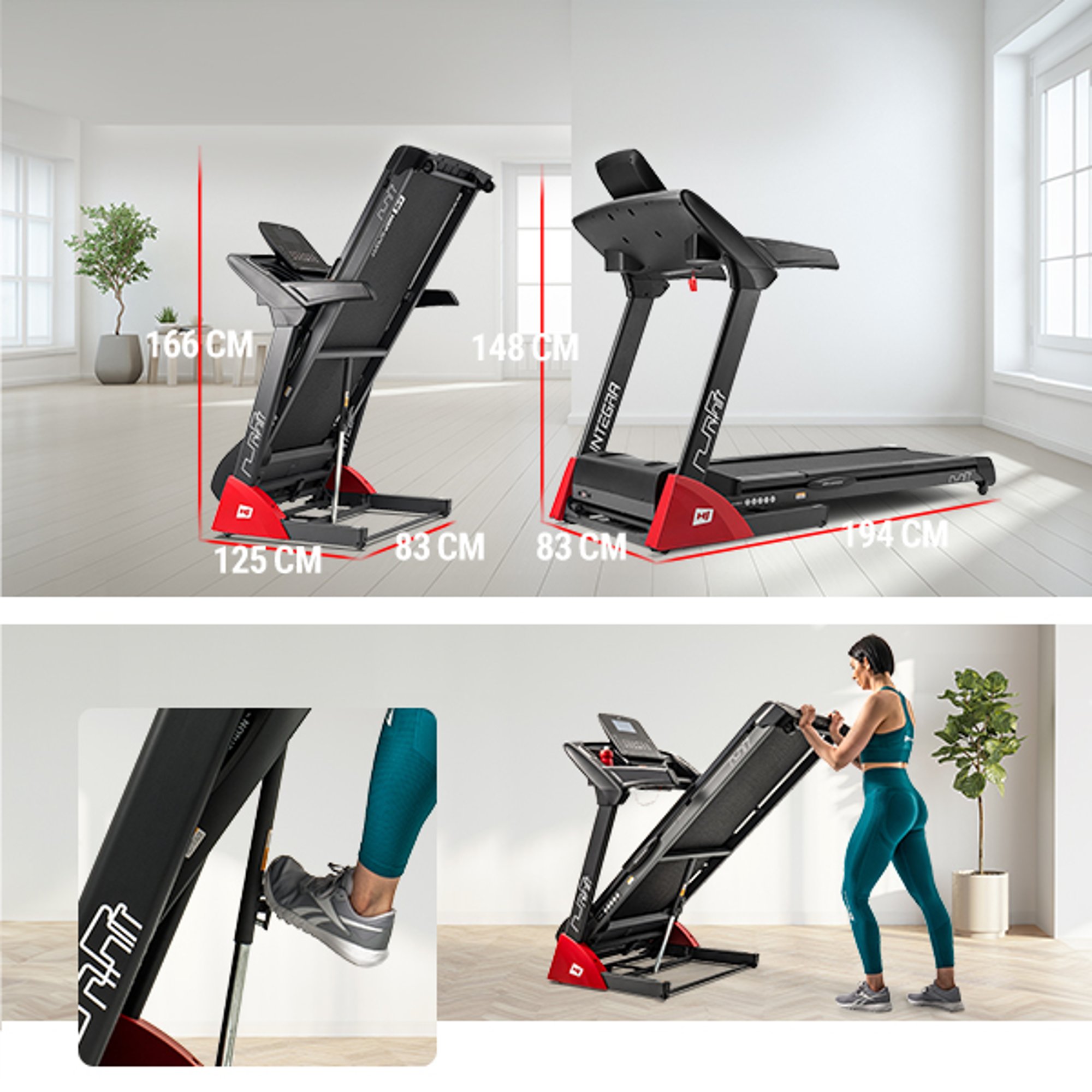 Plegado automático de la cinta Integra