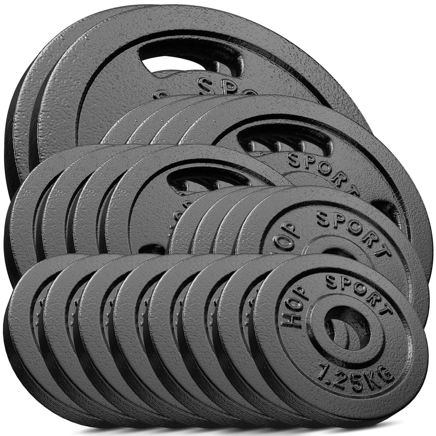 Zestaw obciążeń żeliwnych 120kg