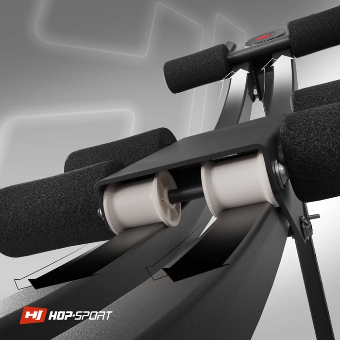 Construcción del entrenador de músculos abdominales HS-2001ABT de la marca Hop-sport