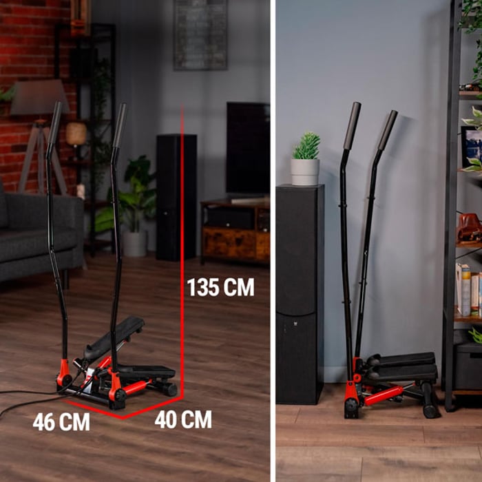 Tamaños compactos del stepper HS-045s Slim rojo