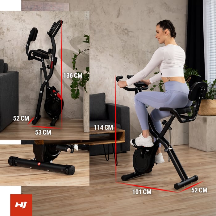 Almacenamiento conveniente de la bicicleta HS-3030X Apeks negra