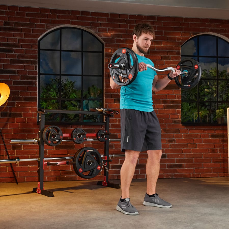 Gryfy oraz obciążenia olimpijsk