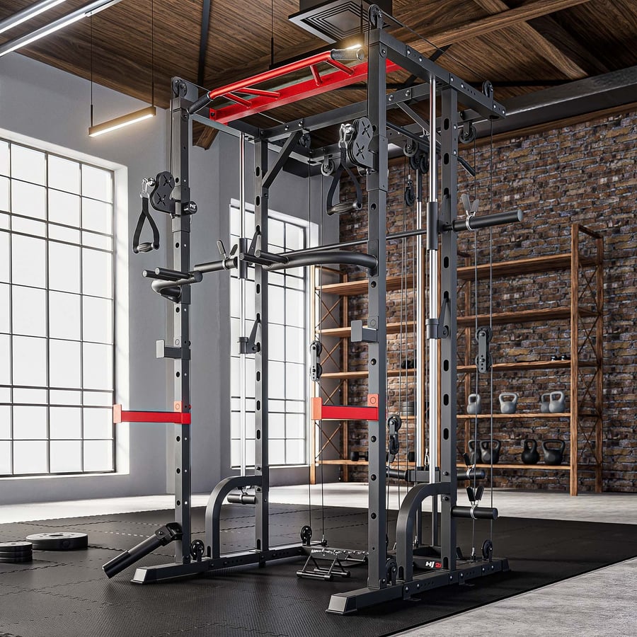 Jaula de entrenamiento Power Rack HS-2090K