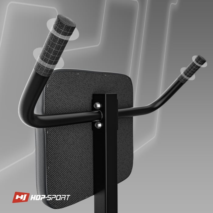 Asas laterales para flexiones en el banco romano HS-1018 de la marca Hop-sport