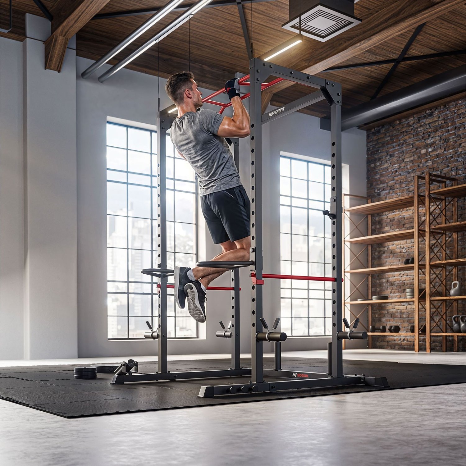 Jaula de entrenamiento Power Rack HS-2030K