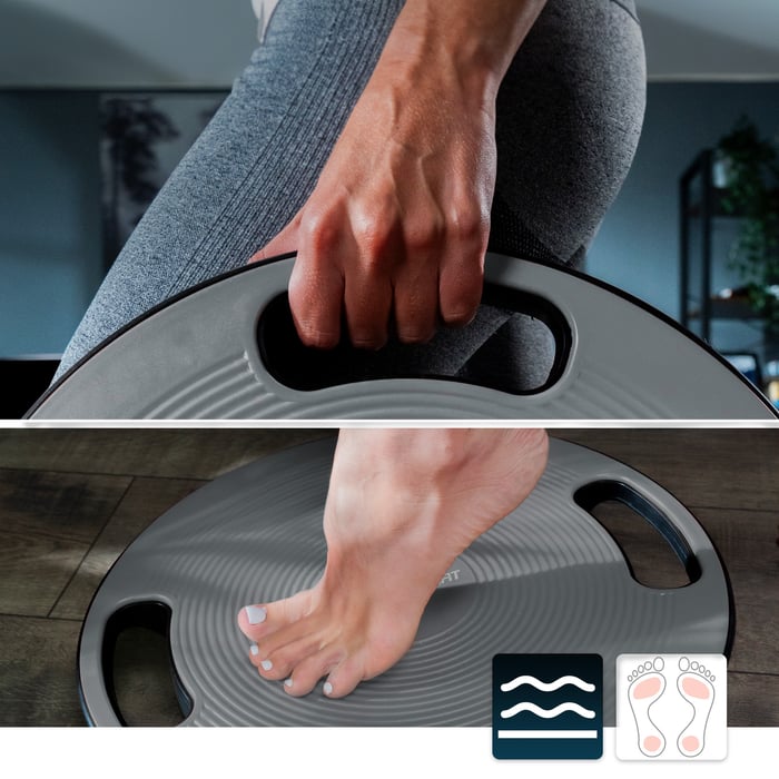 disco de equilibrio gris de la marca Hop-Sport