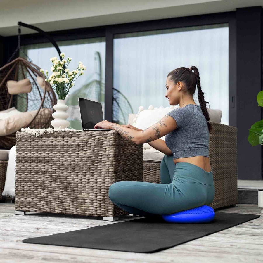 Poduszka sensoryczna niebieska