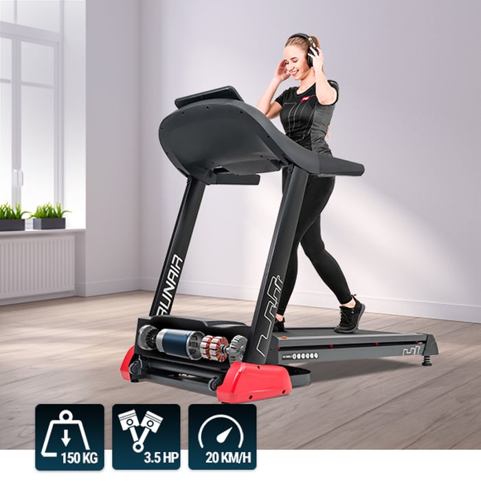 Cinta de correr Hop-Sport HS-3500LB Runair equipada con un motor de 3.5HP