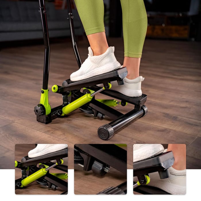 Plataformas antideslizantes con ajuste de altura en el stepper HS-045s Slim lima