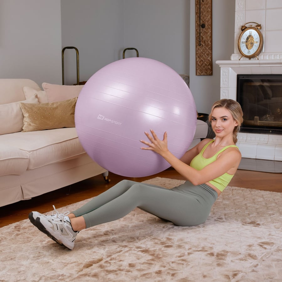 Yoga ball 85cm HS-R085YB - viol - 2