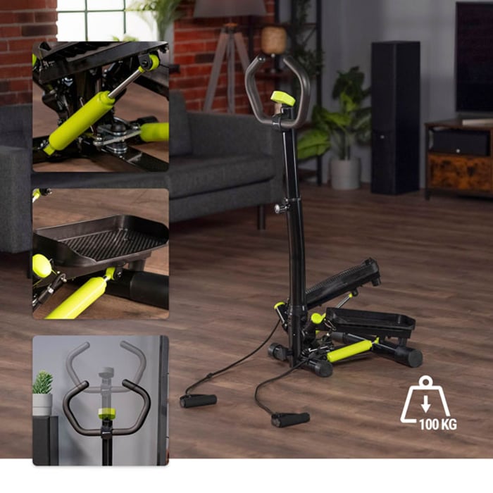 Stepper giratorio con columna HS-055S Noble lima equipado con cilindros, ajuste de manillar y amortiguadores