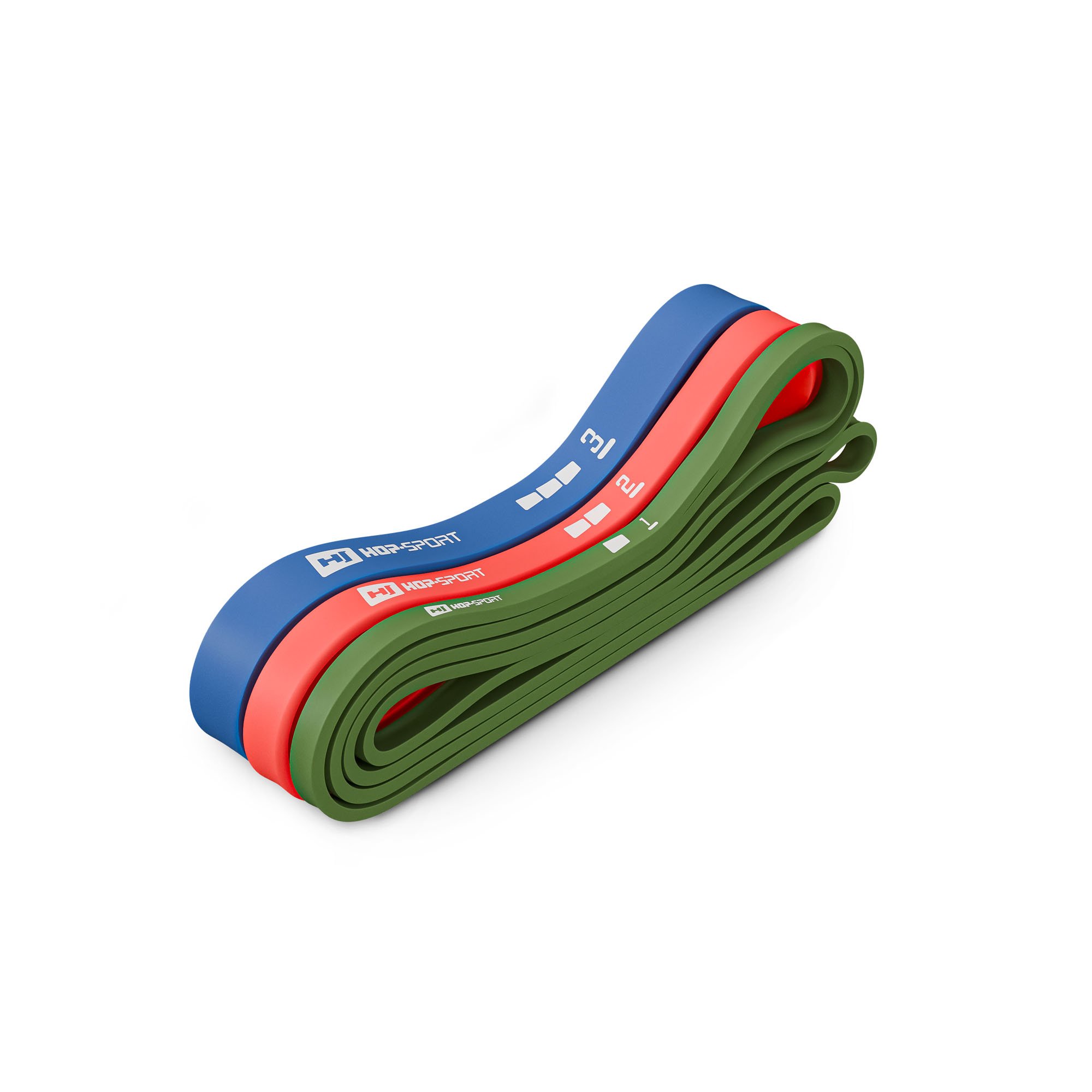 Juego de bandas de resistencia 3 uds con resistencia de 2-29kg de la marca Hop-Sport