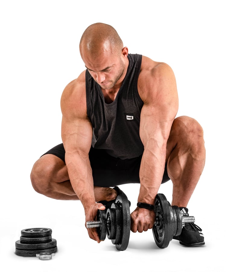 Cast Iron Dumbbell Set 2x30kg S