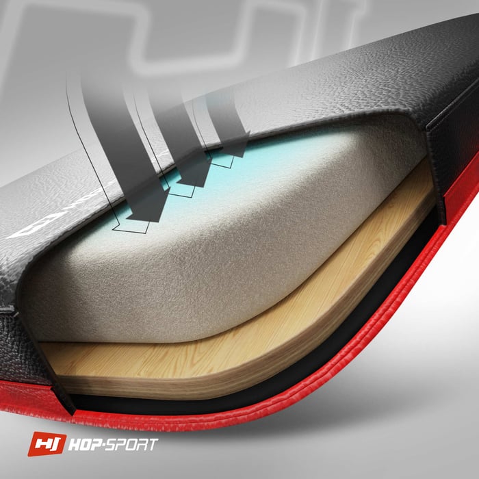 Sección del respaldo y los reposabrazos en las barras HS-1007K de la marca Hop-sport